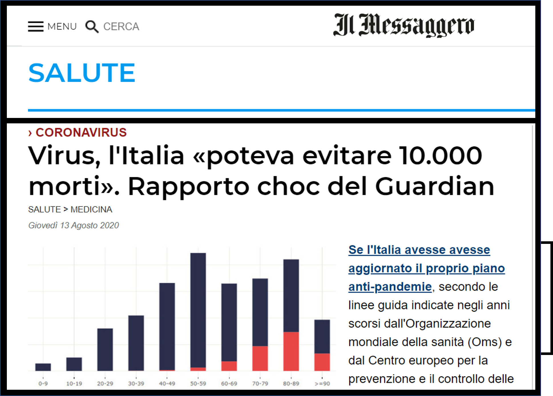 L'ennesimo schiaffo inglese alla politica medica italiana: l'Italia poteva evitare 10.000 morti?