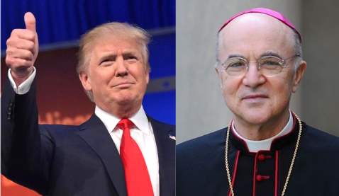 Monsignor Viganò scrive al Presidente Trump: "Siamo nella battaglia tra figli della luce e figli delle tenebre".